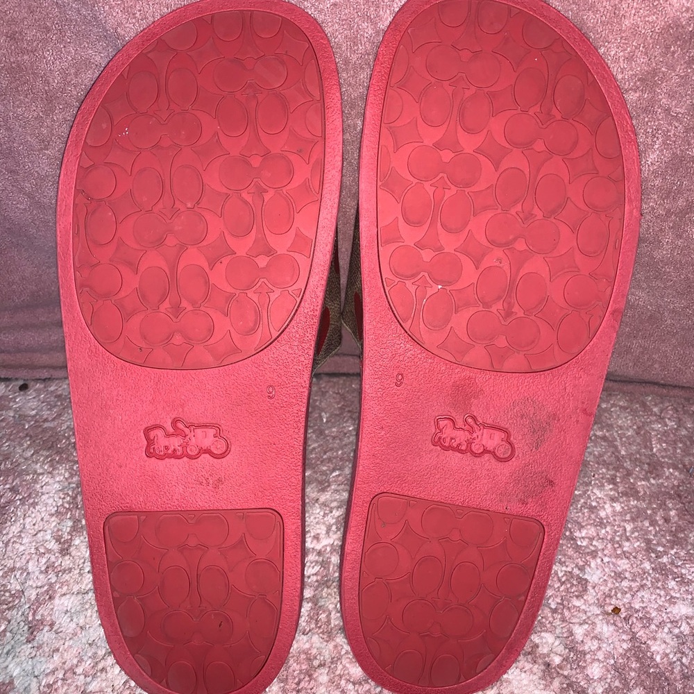 COACH Women's Udele Valentines Slide Sandals size 9 - Picture 6 of 6